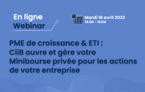 Webinaire dirigeants de PME mardi 18 avril 2023